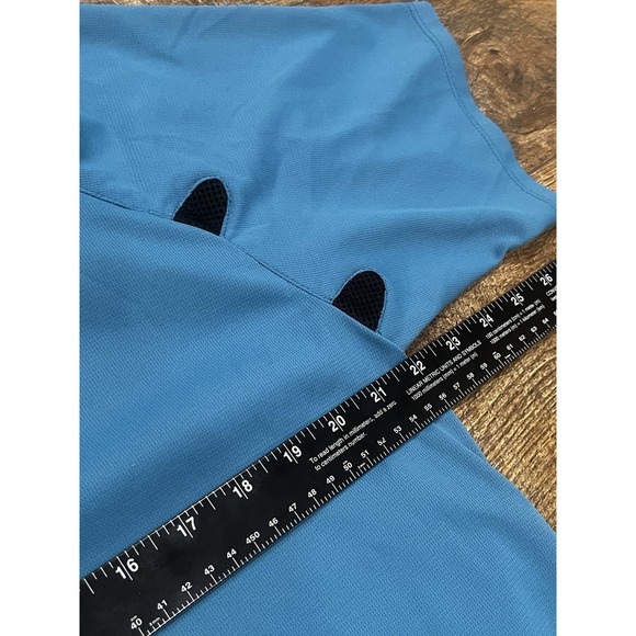 Vintage 2006 Oakley Center Logo Vented Tech Tee Blue Digital Camo Medium Y2K - Picture 10 of 11